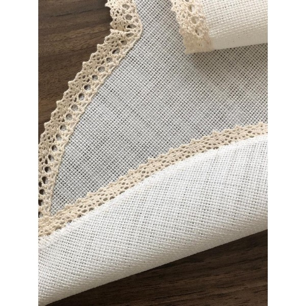 İpekçe Işlemelik Ucu Püsküllü Runner - Krem - 35 x 90 cm Masa Örtüsü Fiyatı