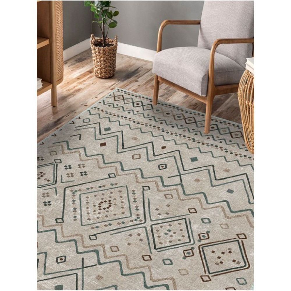 İpekhane Iskandinav Kilim Desenli Halı, Dokuma Taban Dekoratif Şönil Halı - 80 x 200 cm - Renkli Salon Halısı Fiyatı