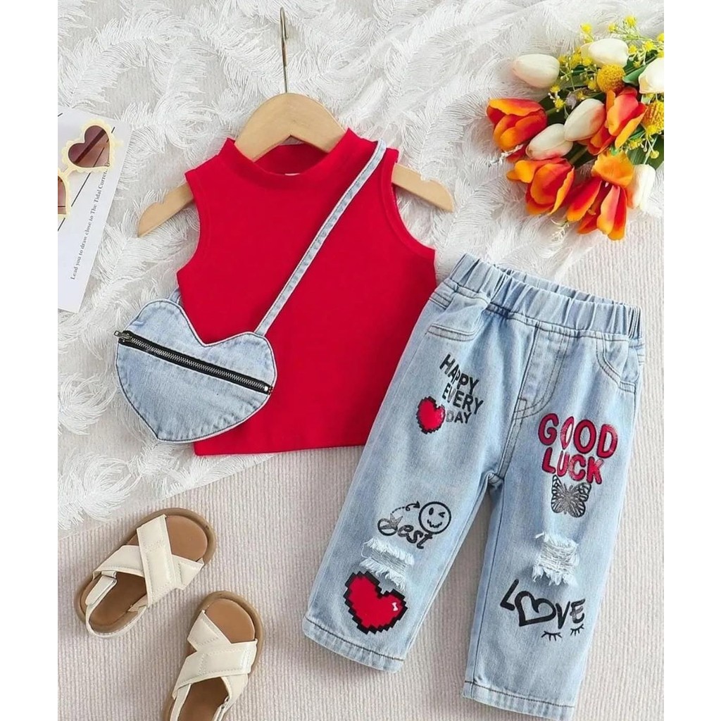 Ipekkids Pantolon Bluz Çanta Kombin Giyim & İç Giyim Fiyatı