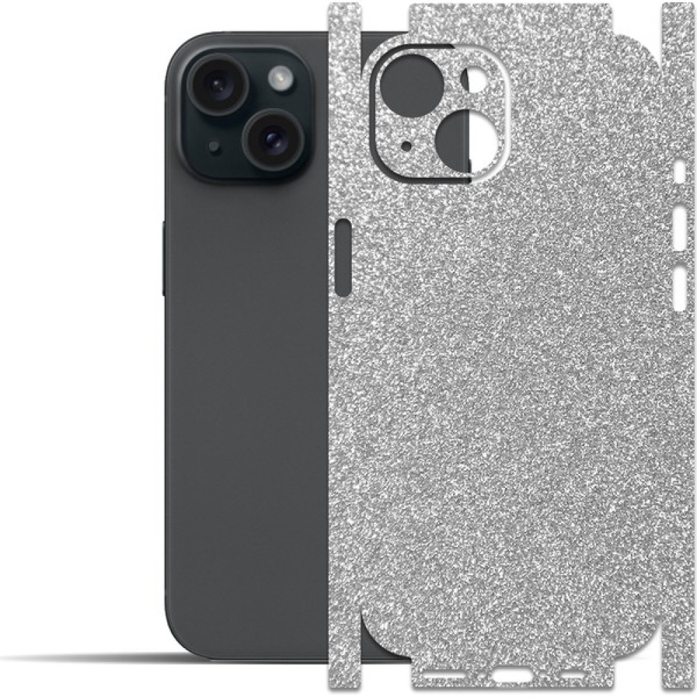 Ipg Apple iPhone 15 Plus ile Uyumlu Arka ve Yanlar Için Ipg Tam Koruma Dekoratif Sticker Kaplama (Kılıf Değildir) - Simli Cep Telefonu Kılıfı Fiyatı