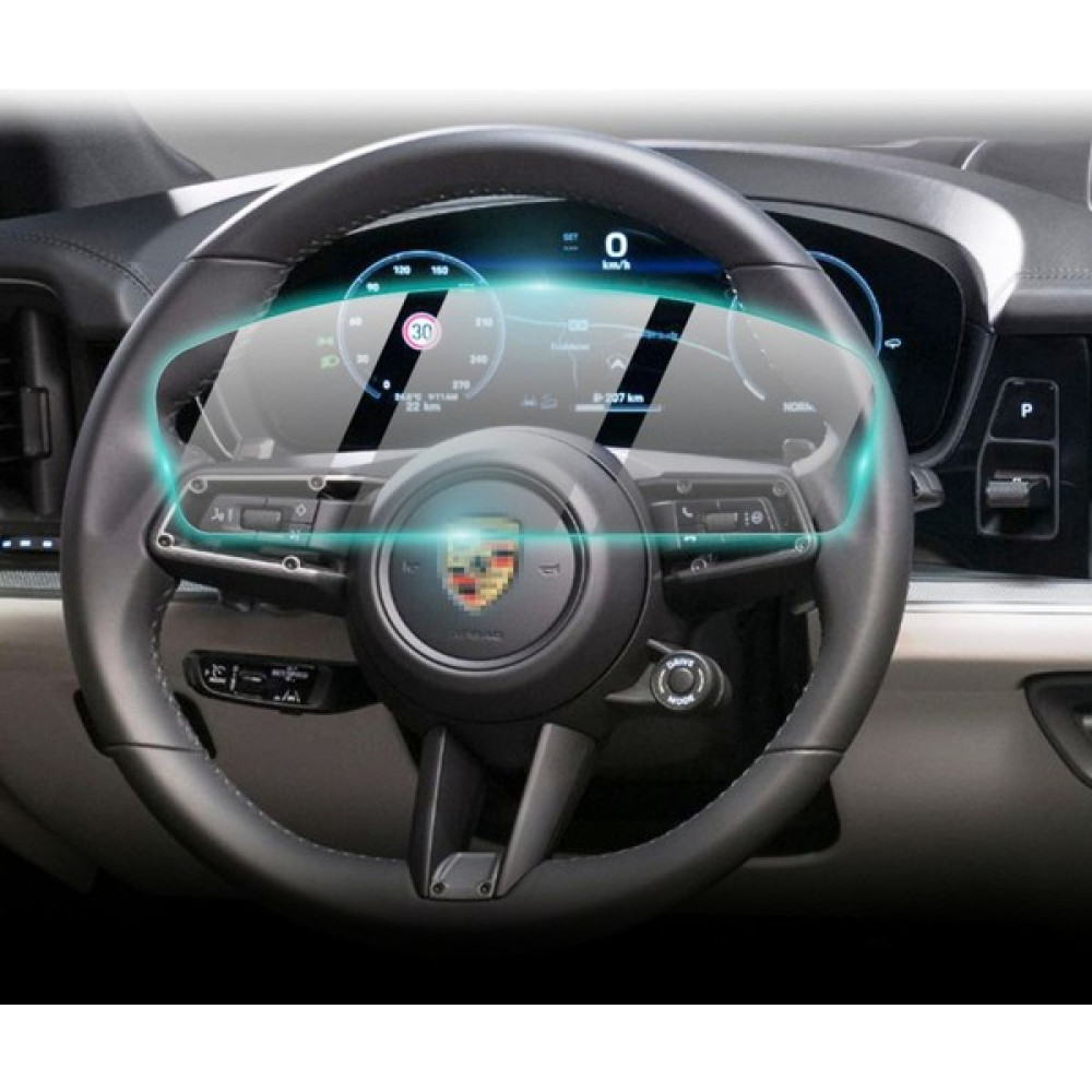 IPG Porsche 2024 Cayenne 12.3" Dashboard 9h Ipg Proactive Ekran Koruyucu - Şeffaf Oto Boyaları Fiyatı