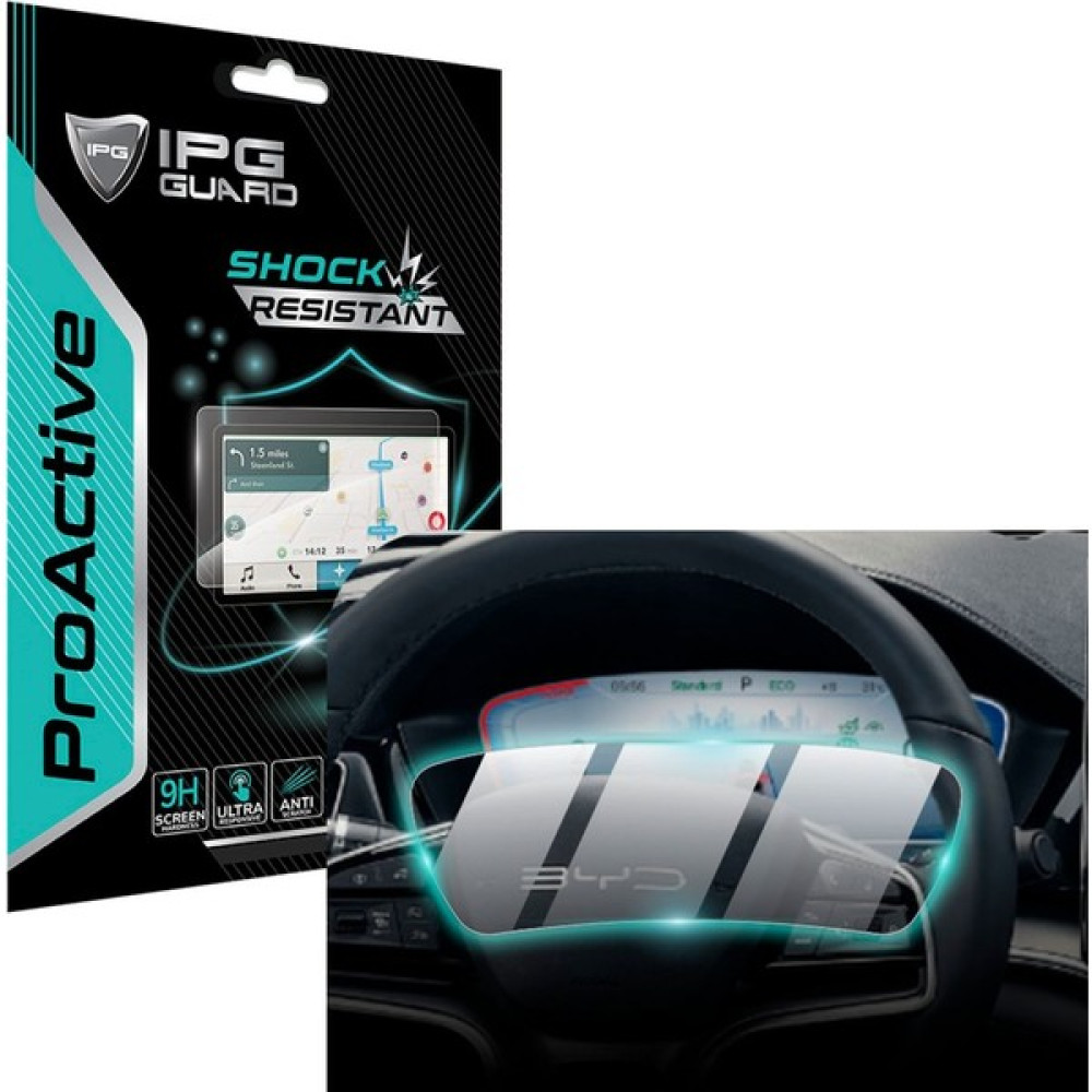 Ipg Proactive Byd 2020-2025 Han Ev / 2025 U Dm-I / 2025 U Ev 12.3 Inch Göstege Paneli için Ekran Koruyucu - Renk - Şeffaf Oto Boyaları Fiyatı
