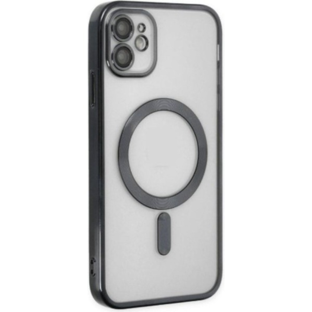 Iphone 11 Kılıf Kamera ve Lens Korumalı Kablosuz Şarj Uyumlu Arkası Şeffaf Kapak - Siyah Cep Telefonu Kılıfı Fiyatı