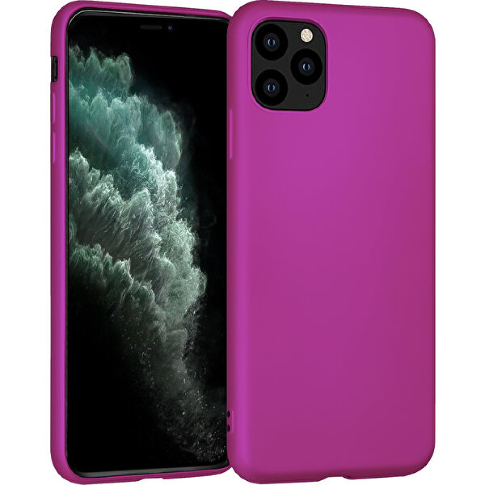 iPhone 11 Pro Max Kılıf Fitcase Premiums Silikon Arka Kapak - Mor Cep Telefonu Kılıfı Fiyatı