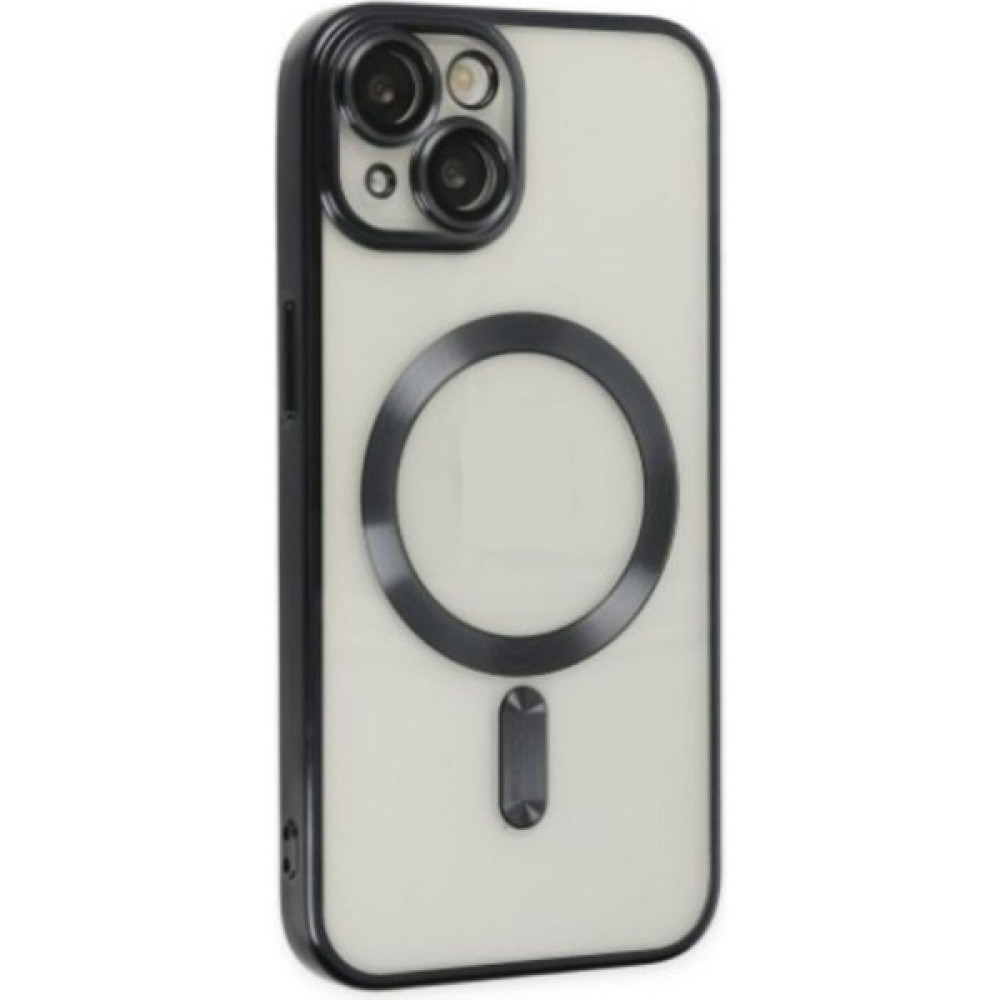 Iphone 13 Kılıf Kamera ve Lens Korumalı Kablosuz Şarj Uyumlu Arkası Şeffaf Kapak - Siyah Cep Telefonu Kılıfı Fiyatı