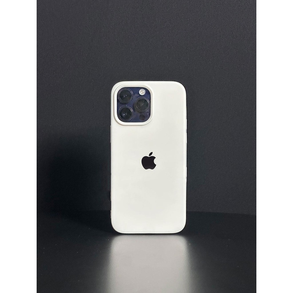 iPhone 13 Pro Max Uyumlu Uv Baskı Logolu Içi Kadife Lansman Kılıf - Beyaz Diğer Fiyatı