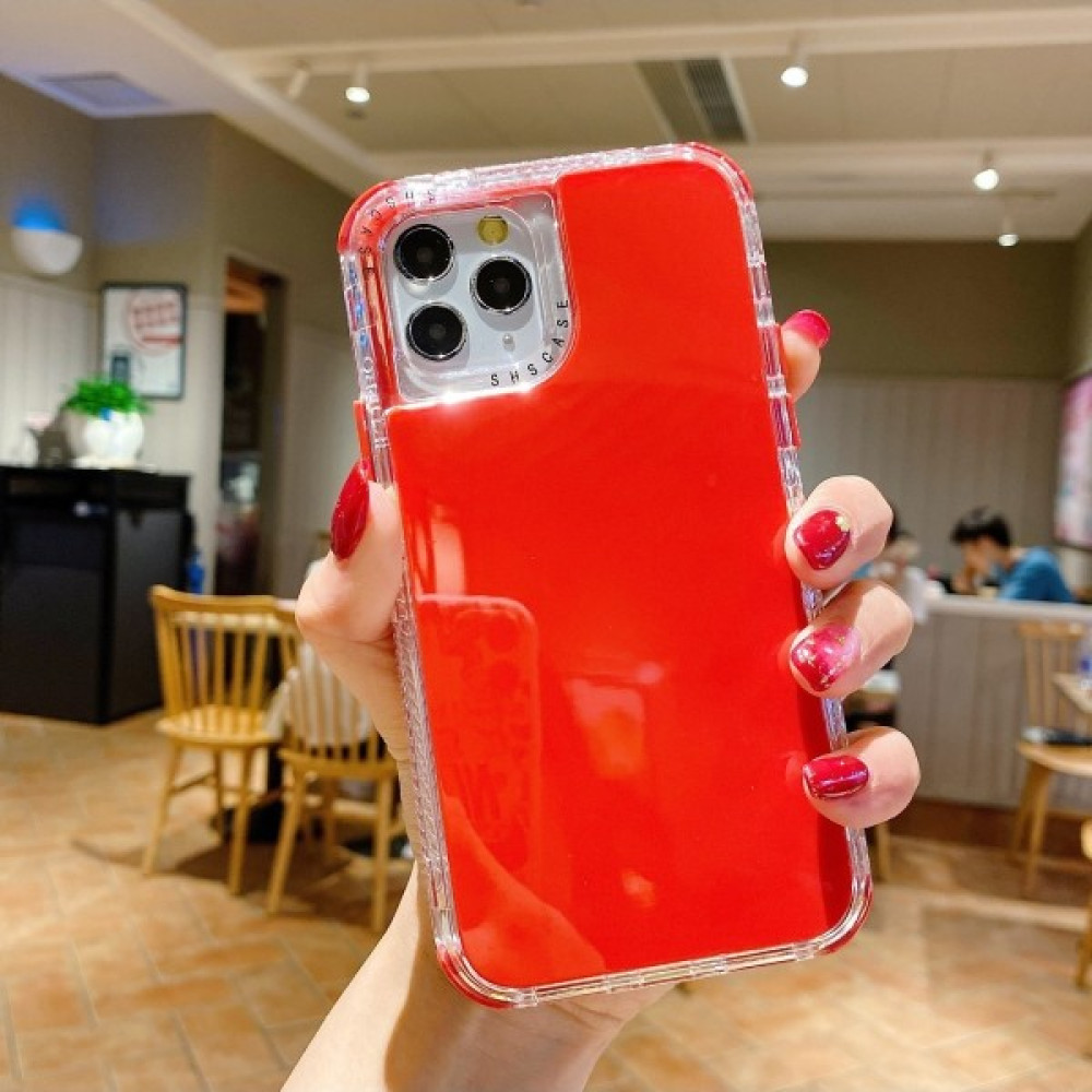 Iphone 13 Pro Uyumlu Tam Koruma Kalın Silikon Spor Model Pembe Kılıf - Kırmızı Cep Telefonu Kılıfı Fiyatı