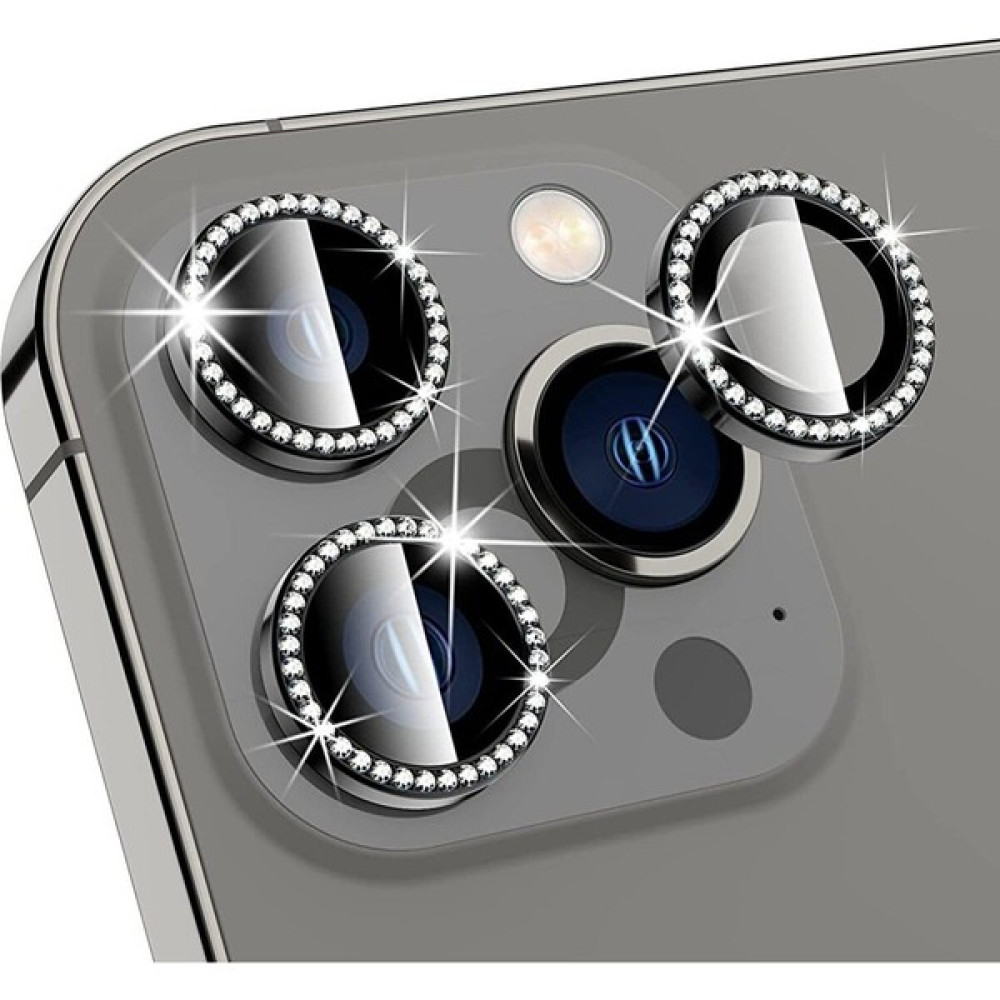 Iphone 13 Pro ve 13 Pro Max Uyumlu Taşlı Kamera Lens Koruyucu - Şeffaf Cep Telefonu Kılıfı Fiyatı