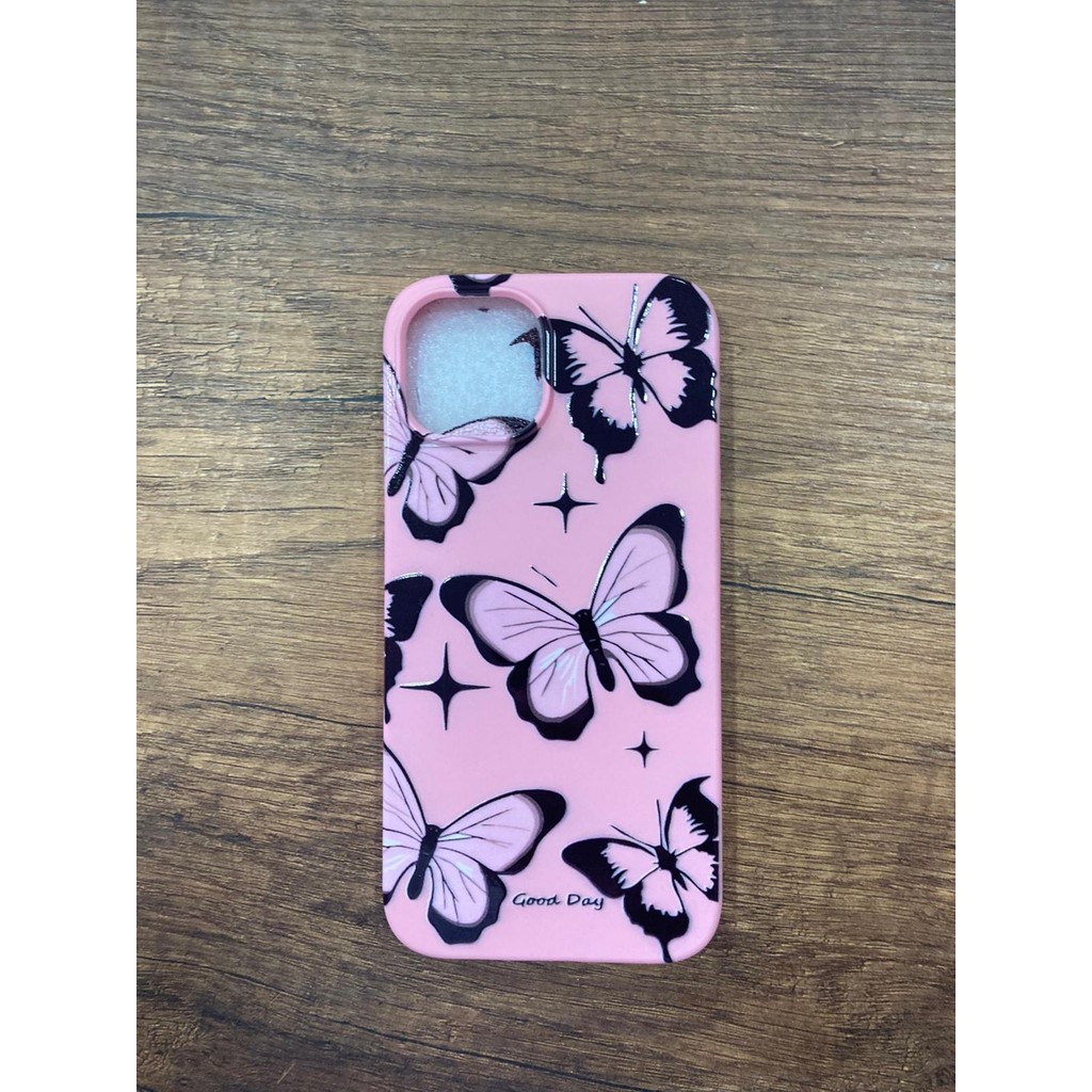 iphone 13/14 Kelebek Baskılı içi Kadife Premium Silikon Telefon Kılıfı Kapak Cep Telefonu Kılıfı Fiyatı