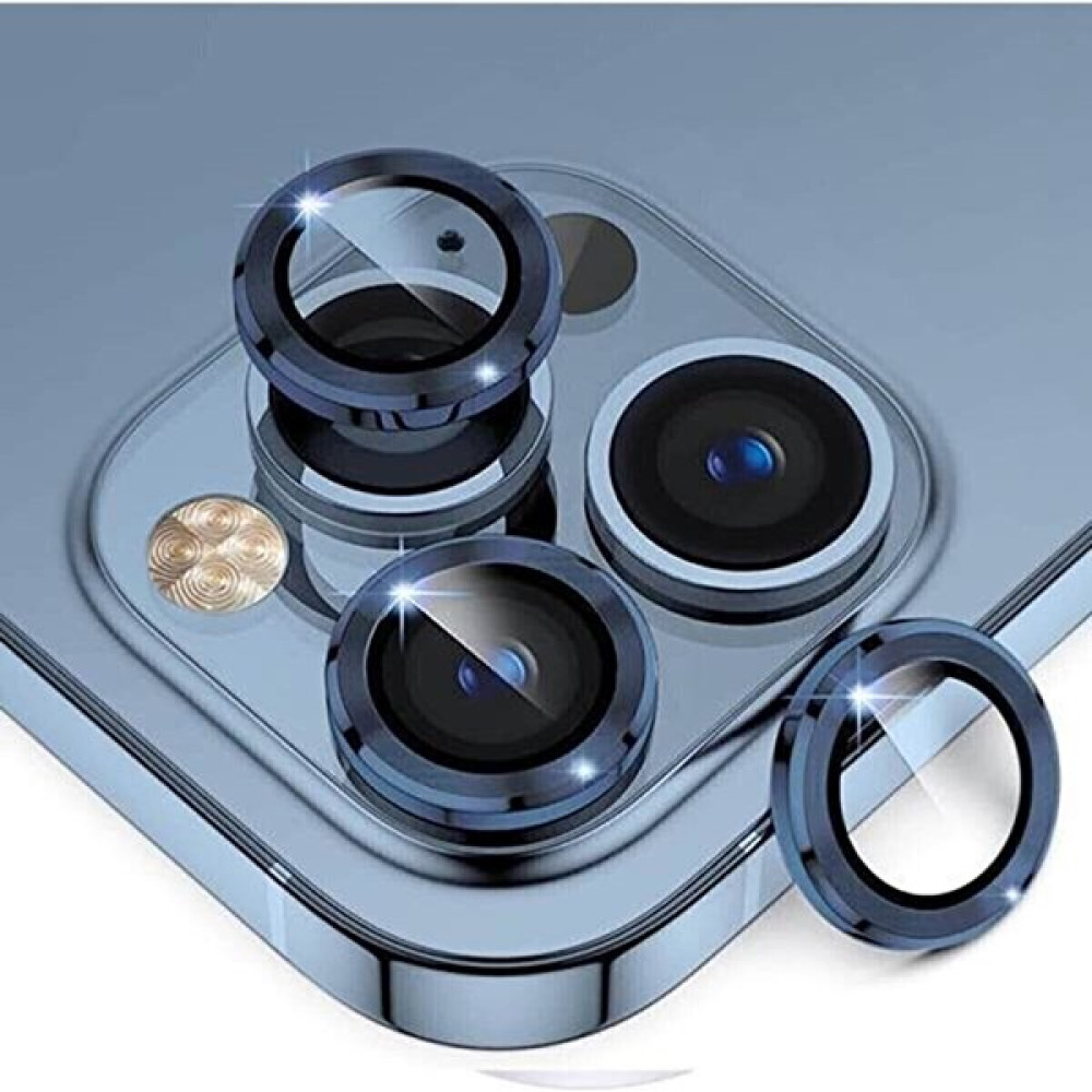 Iphone 14 Pro Uyumlu ve Iphone 14 Pro Max Uyumlu Kamera Koruyucu Lens Kamera Lens Kılıf iPhone - Mavi Cep Telefonu Kılıfı Fiyatı