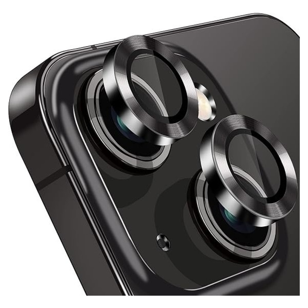 Iphone 14 ve 14 Plus Siyah Uyumlu Kamera Lens Koruyucu Cam Cep Telefonu Ekran Koruyucusu Fiyatı