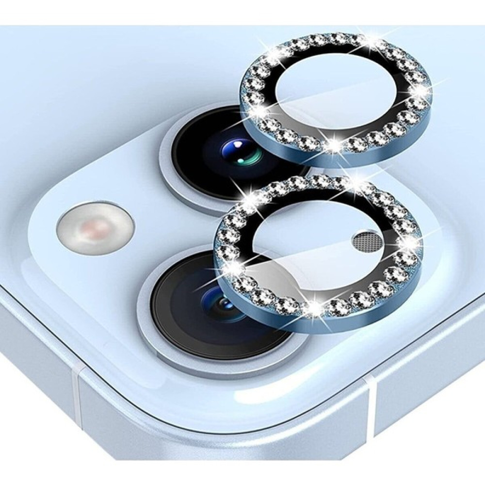 Iphone 14 ve 14 Plus Uyumlu Taşlı Kamera Lens Koruyucu - Şeffaf - iPhone 14 Plus Cep Telefonu Kılıfı Fiyatı