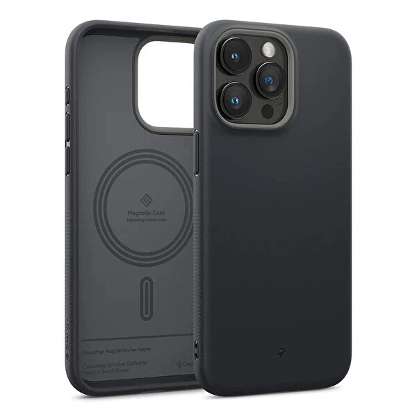 Iphone 15 Pro Kılıf, Caseology Nano Pop Mag (magsafe Uyumlu) Black Sesame Telefon Kılıfı Fiyatı