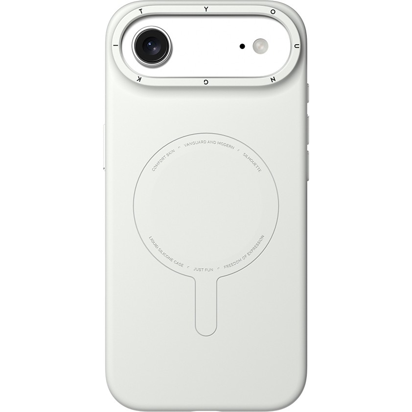 iPhone 17 Air Uyumlu Kılıf M-Safe Şarj Özellikli Youngkit Morandi Serisi Kapak Gri Cep Telefonu Kılıfı Fiyatı