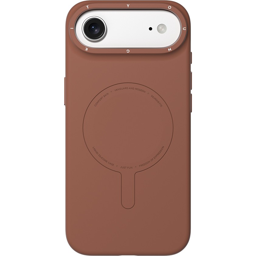 iPhone 17 Air Uyumlu Kılıf M-Safe Şarj Özellikli Youngkit Morandi Serisi Kapak Kahverengi Cep Telefonu Kılıfı Fiyatı