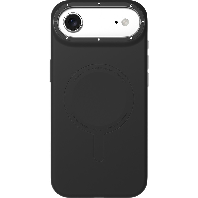 iPhone 17 Air Uyumlu Kılıf M-Safe Şarj Özellikli Youngkit Morandi Serisi Kapak Siyah Cep Telefonu Kılıfı Fiyatı
