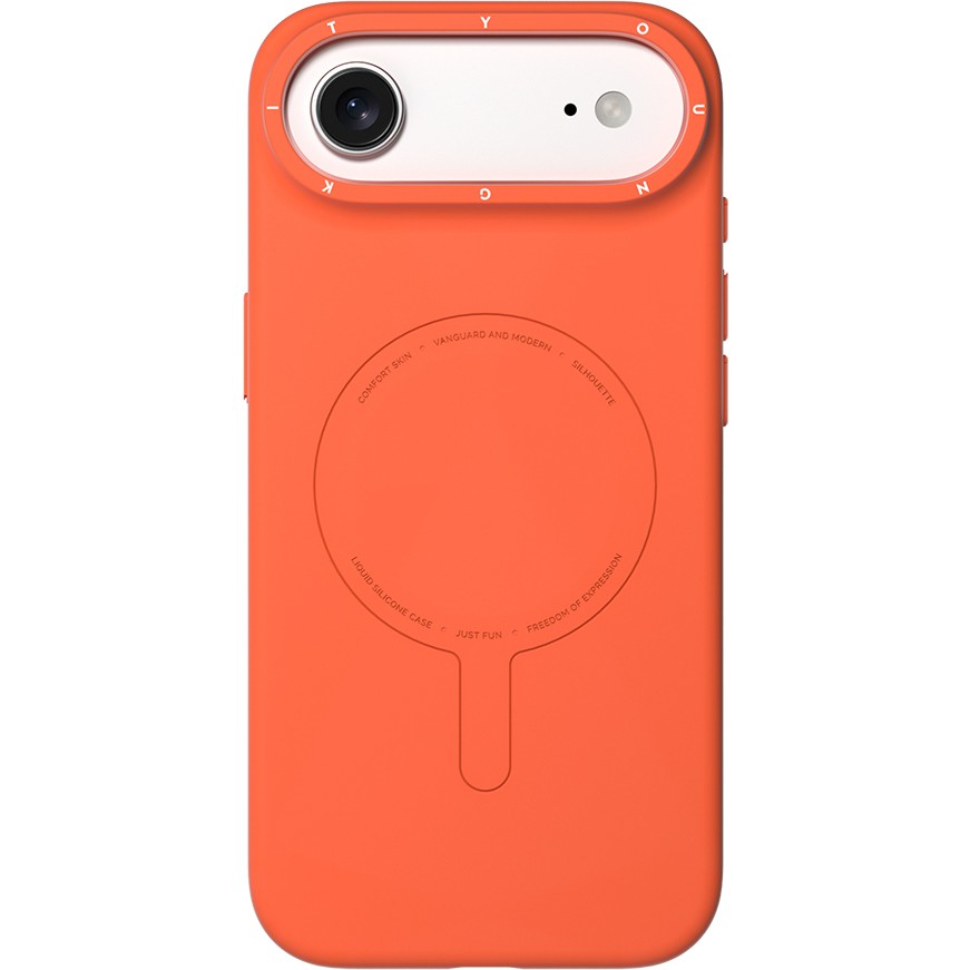 iPhone 17 Air Uyumlu Kılıf M-Safe Şarj Özellikli Youngkit Morandi Serisi Kapak Turuncu Cep Telefonu Kılıfı Fiyatı