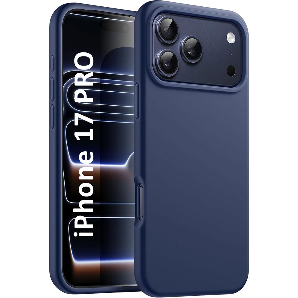 iPhone 17 Pro Kılıf Lansman Premium Silinebilir Silikon - Lacivert Cep Telefonu Kılıfı Fiyatı