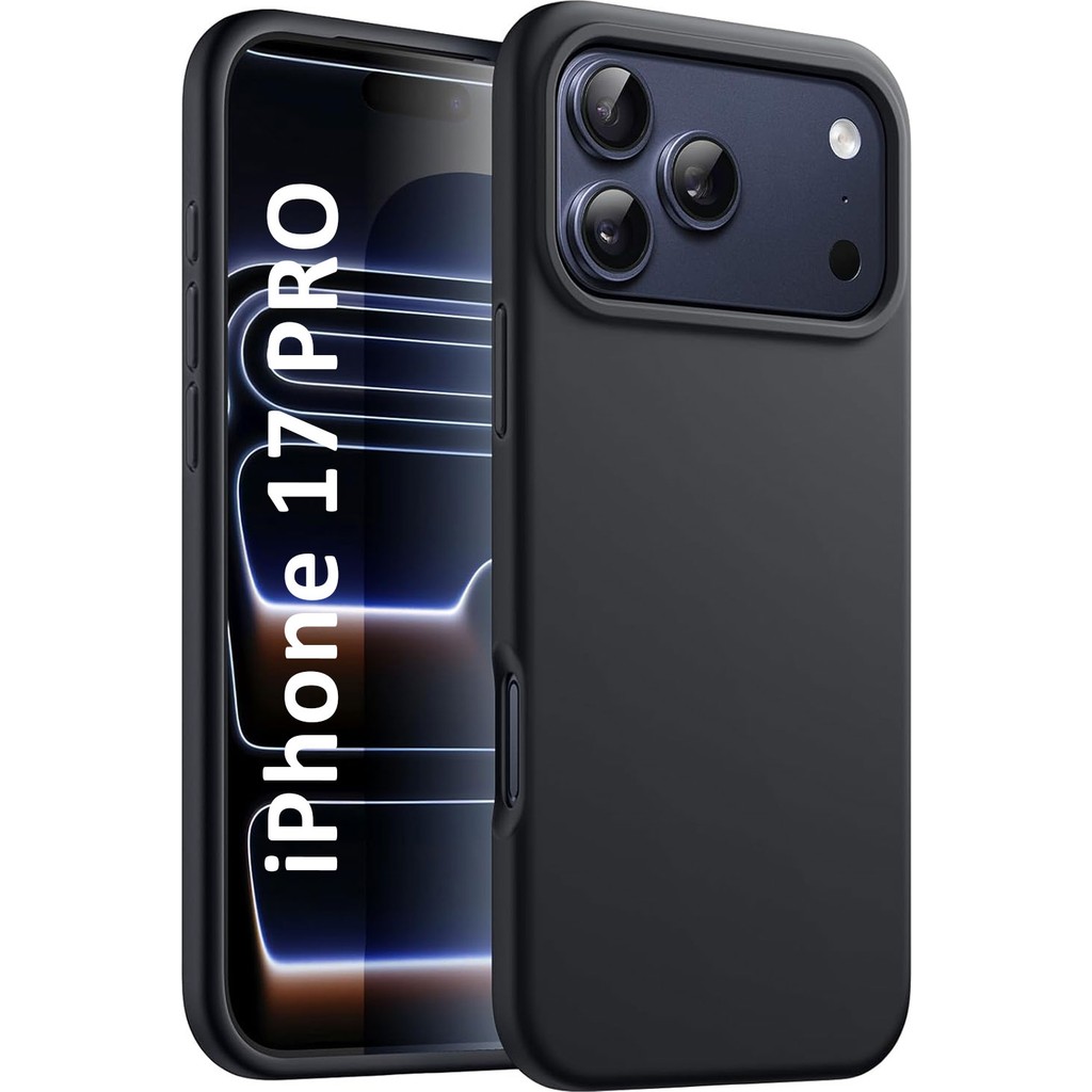iPhone 17 Pro Kılıf Lansman Premium Silinebilir Silikon - Siyah Cep Telefonu Kılıfı Fiyatı