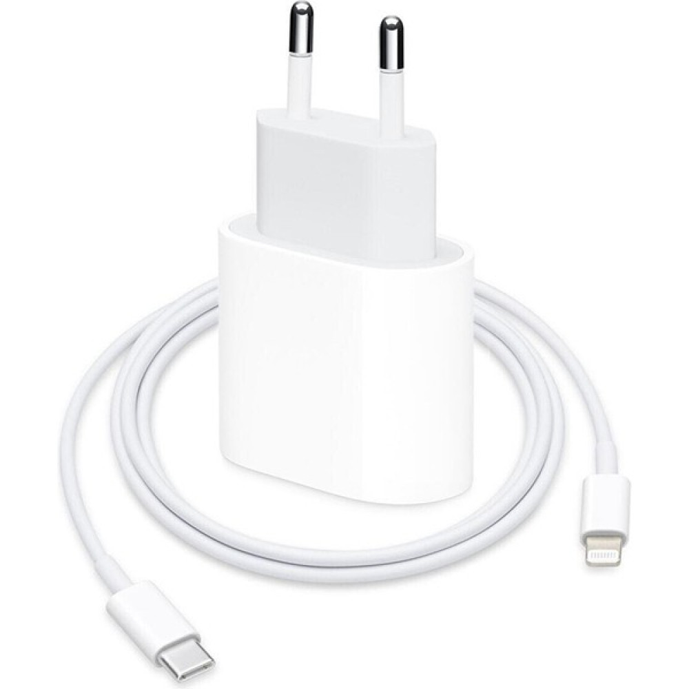 Iphone 20 Watt Hızlı Şarj Adaptörü + Type-C Lightning Kablo - Beyaz Cep Telefonu Şarj Cihazı Fiyatı