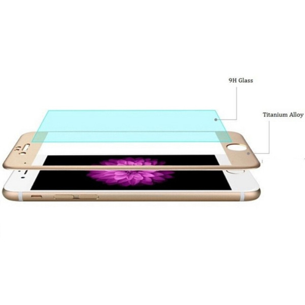 Iphone 6 ve 6S Gold 3D Curve Titanium Cam 4,7 Ekran cin35sr Cep Telefonu Kılıfı Fiyatı
