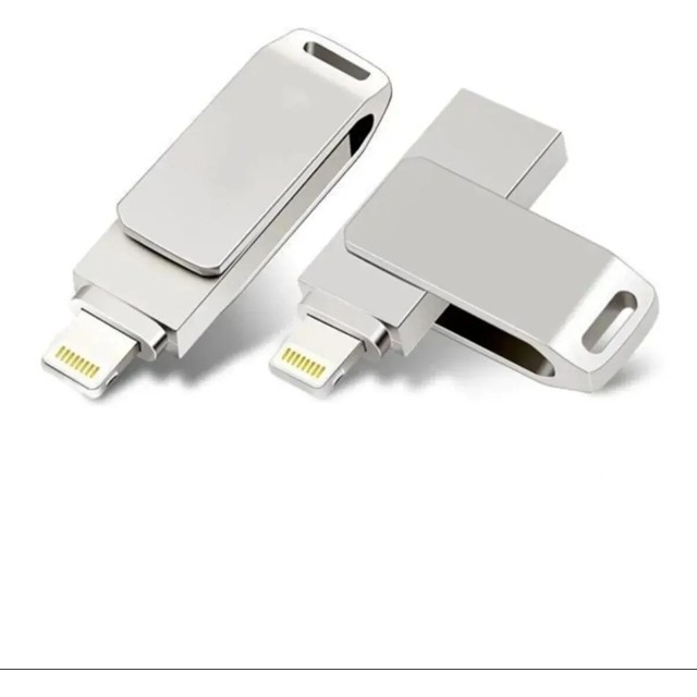 Iphone - Pc Uyumlu 64/128 GB Otg Flash 3.0 USB Data Bellek - Gri Metal - 128 GB Cep Telefonu Fiyatı