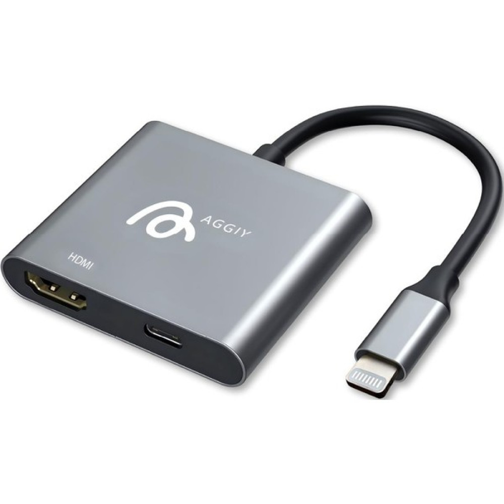 Iphone Ve Ipad İçin HDMI Kablosu Metal Gövde AG-SD31 - Siyah Cep Telefonu Kablosu Fiyatı