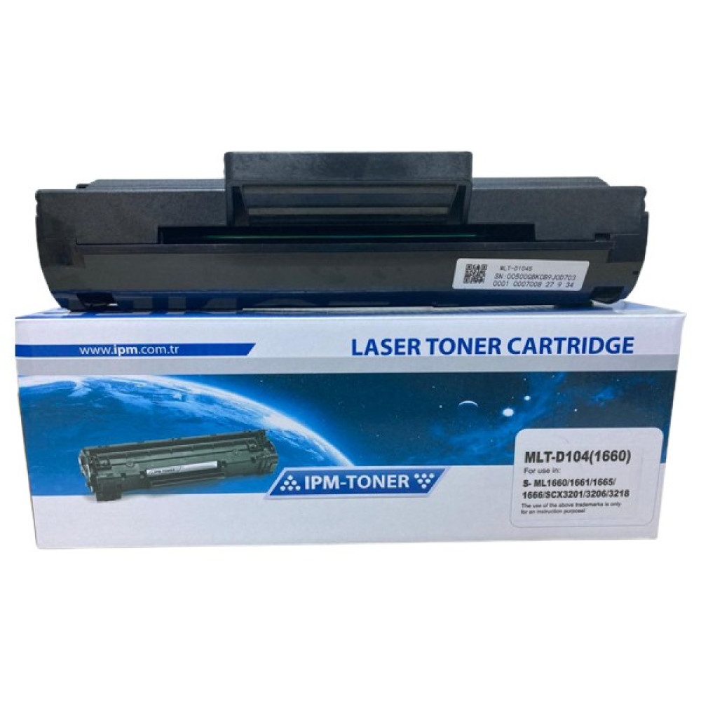 IPM Samsung 104 MLT-D104S ML-1660 -1670 -1675 Muadil Toner Çipli - Siyah Tonerler Fiyatı