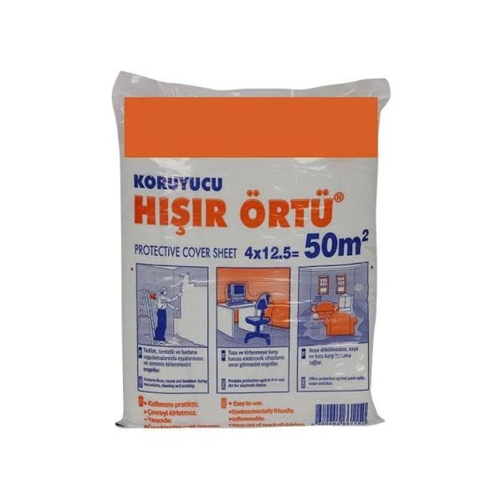 Ipsan Hışır Örtü 4X12,5 = 50M2 Boya Malzemeleri Fiyatı