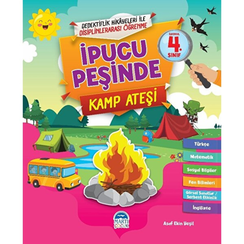 İpucu Peşinde Kamp Ateşi / 4. Sınıf - Asaf Ekin Yeşil Okul Öncesi Eğitici & Öğretici Kitaplar Fiyatı