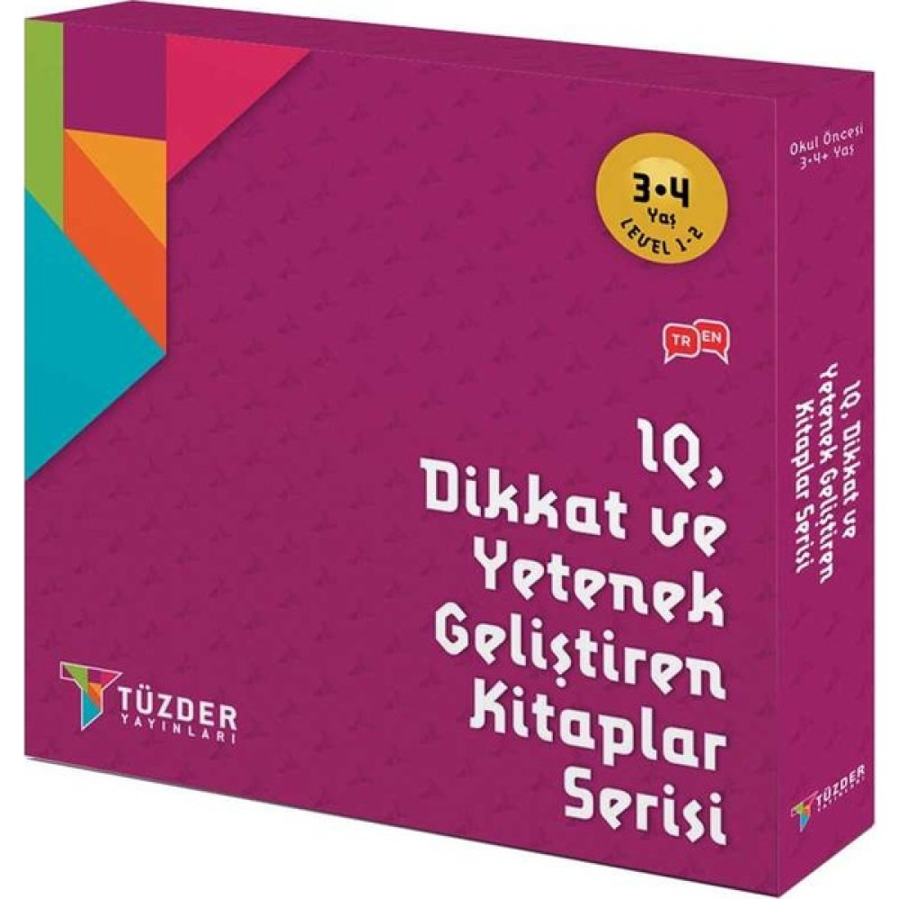 IQ Dikkat ve Yetenek Geliştiren Kitaplar Serisi 3-4 Yaş Level 1-2 (6 Kitap Takım) Zeka Geliştirici Kitaplar Fiyatı