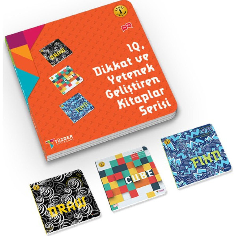 IQ Dikkat ve Yetenek Geliştiren Kitaplar Serisi Level 1 (7-8-9 Yaş) (3 Kitap Takım) Zeka Geliştirici Kitaplar Fiyatı