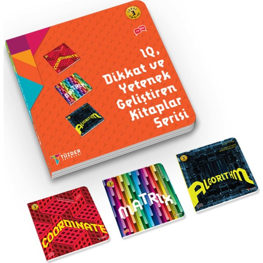 IQ Dikkat ve Yetenek Geliştiren Kitaplar Serisi Level 3 (7-8-9 Yaş) (3 Kitap Takım) Zeka Geliştirici Kitaplar Fiyatı