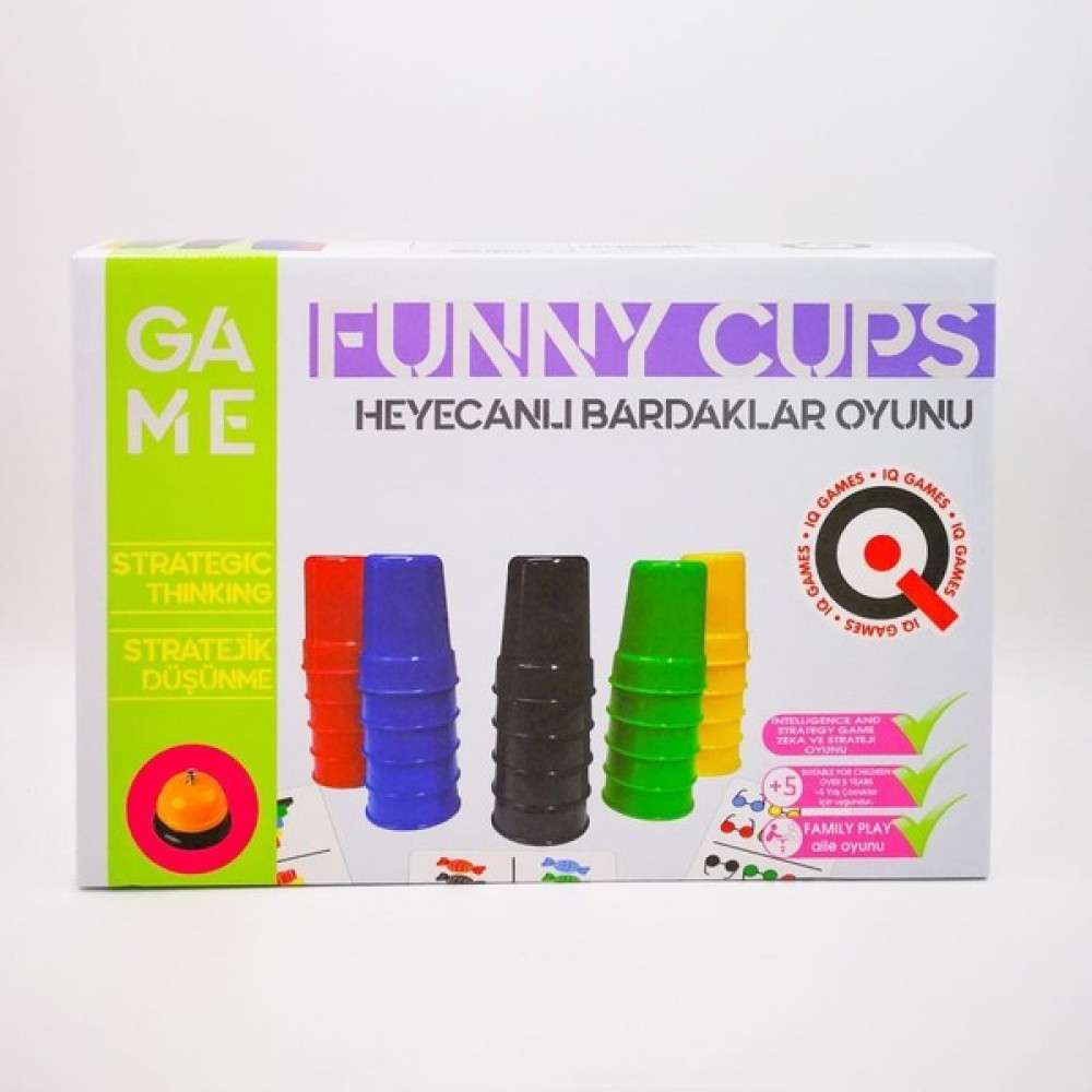 IQ Games Heyecanlı Bardaklar Oyunu Oyun & Hobi Fiyatı