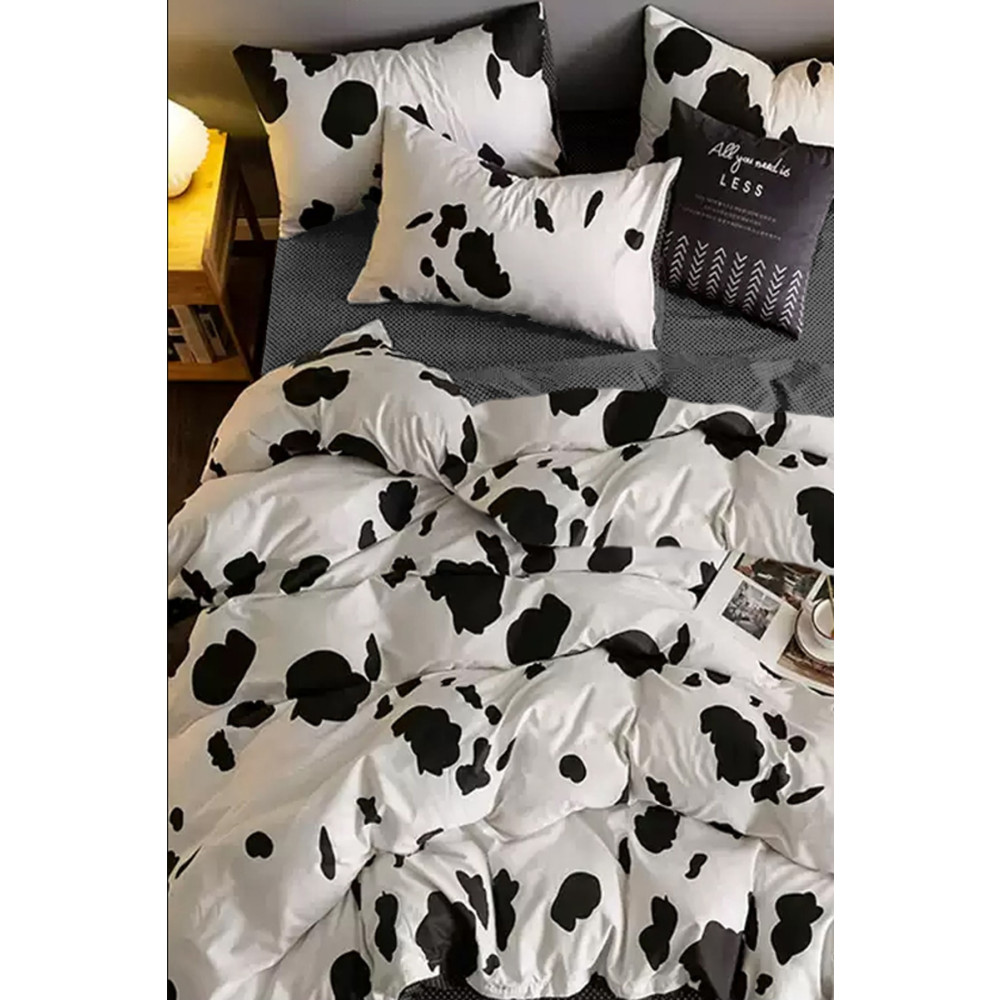 İQON Lastikli Çarşaflı Nevresim Takımı Tek Kişilik Dalmaçyalı Gri Dalmatiangrey Nevresim Takımı Fiyatı