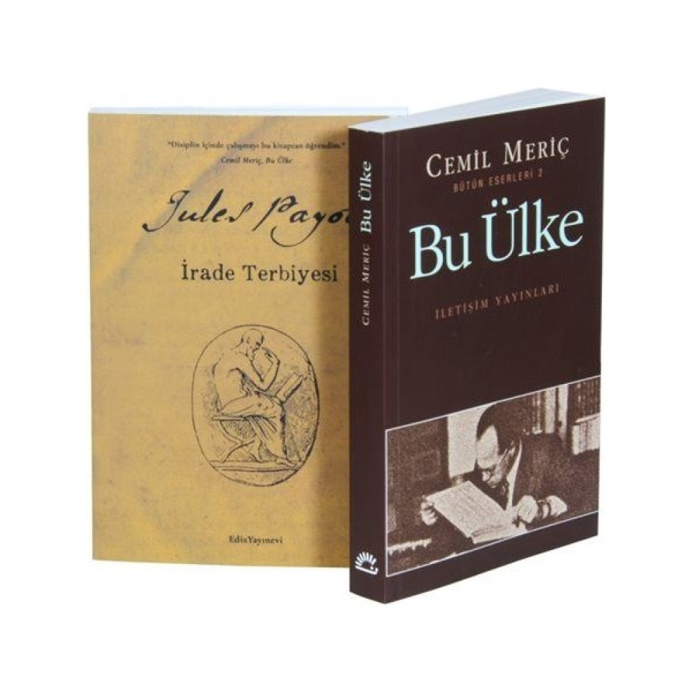 Irade Terbiyesi & Bu Ülke (2 Kitap Set) Cemil Meriç, Jules Payot Deneme - İnceleme Fiyatı