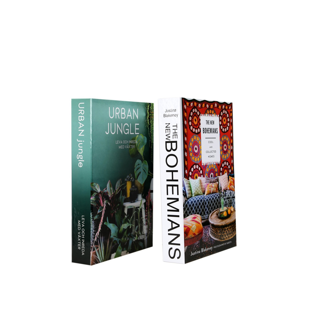 irayhomedecor 2li Bohem / Jungle Dekoratif Kitap Kutu Ev & Dekorasyon Aksesuarları Fiyatı