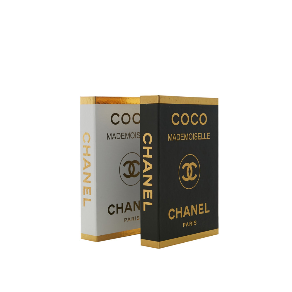 irayhomedecor 2li Coco Siyah&beyaz Gold Dekoratif Kitap Kutu Ev & Dekorasyon Aksesuarları Fiyatı