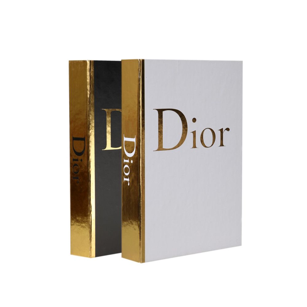irayhomedecor 2li Dior Beyaz ve Siyah Dekoratif Kitap Kutu Ev & Dekorasyon Aksesuarları Fiyatı