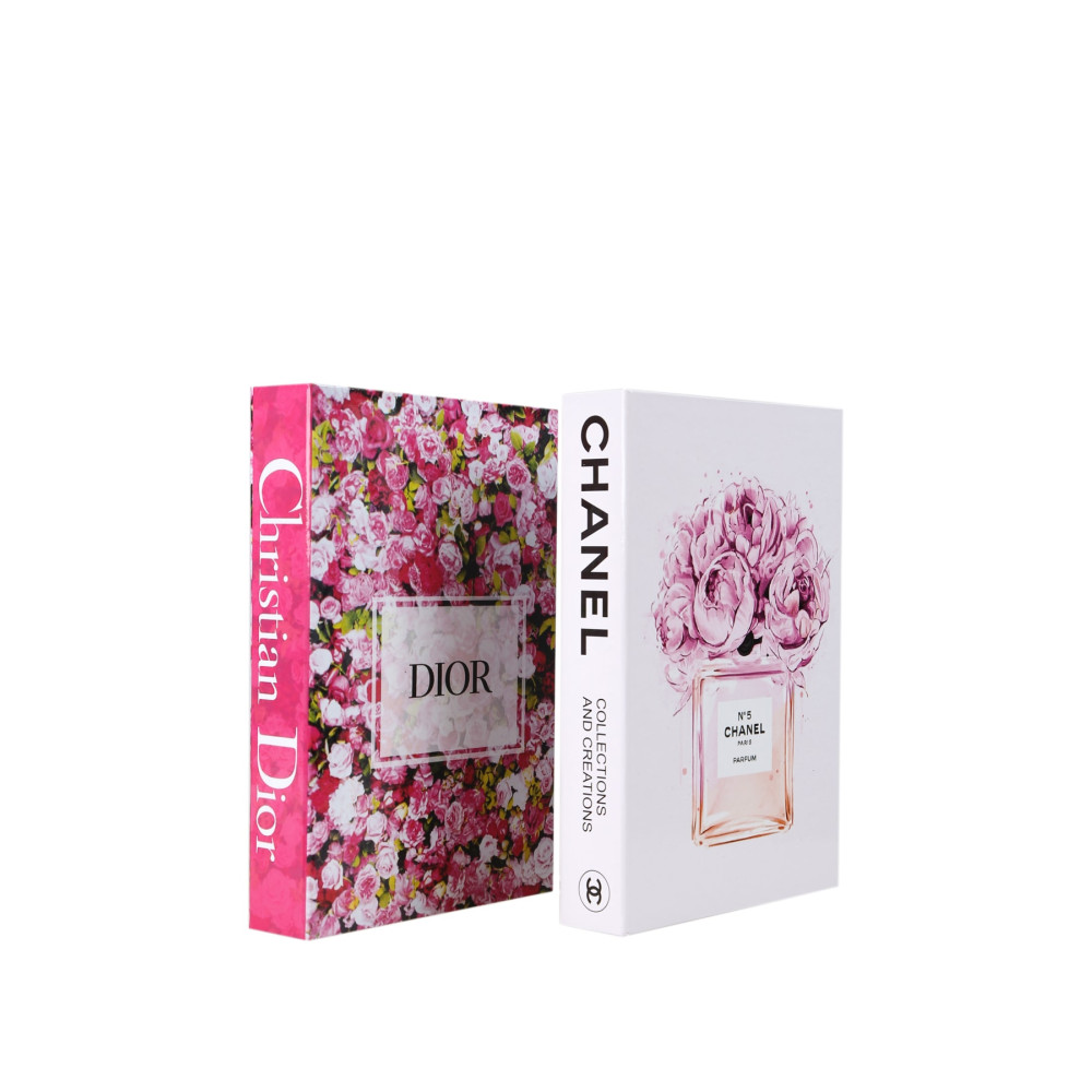 irayhomedecor 2li Dior Çiçek Parfüm Dekoratif Kitap Kutu Ev & Dekorasyon Aksesuarları Fiyatı