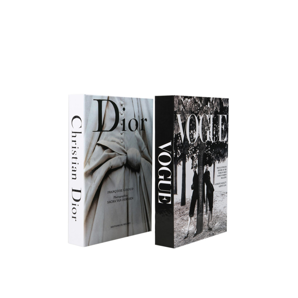 irayhomedecor 2li Vogue/Gelinlik Dekoratif Kitap Kutu Ev & Dekorasyon Aksesuarları Fiyatı
