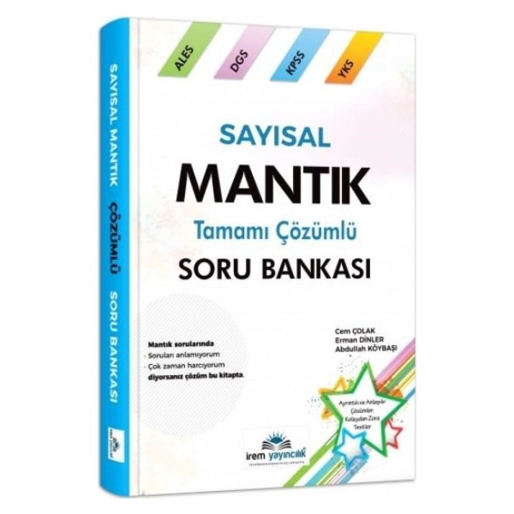 İrem Yayıncılık Sayısal Mantık Çözümlü Soru Bankası Ders Sınav Kitapları Fiyatı