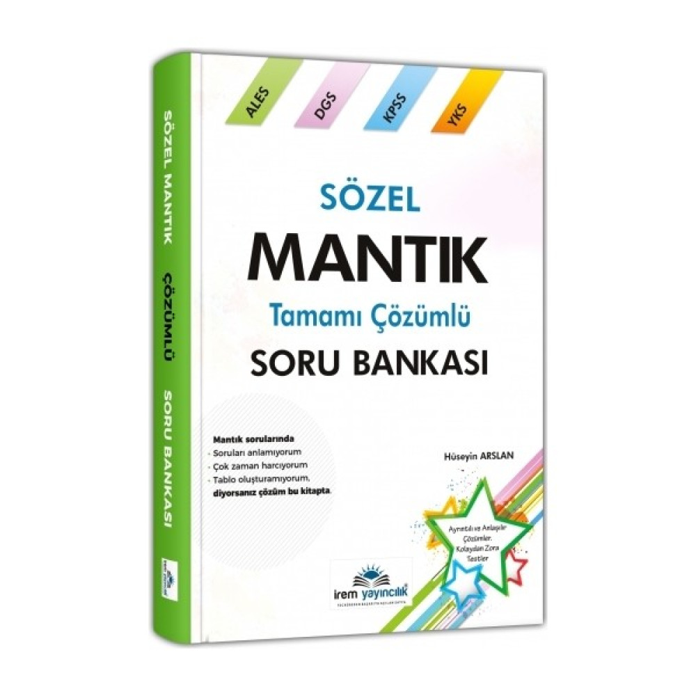 İrem Yayıncılık Sözel Mantık Tamamı Çözümlü Soru Bankası Matematik Fiyatı