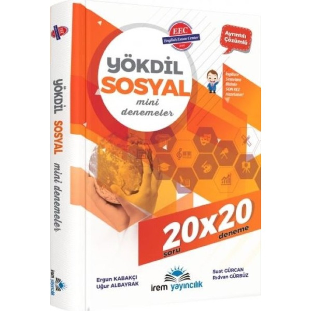 İrem Yayıncılık YÖKDİL Sosyal Mini Denemeler 20X20 Kaynak Kitapları Fiyatı