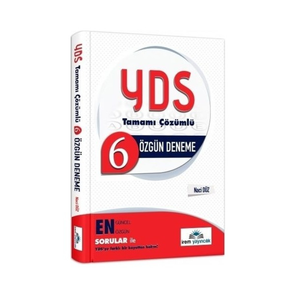 İrem YDS 6 Deneme Sınavı Çözümlü İrem Yayınları YDS Fiyatı