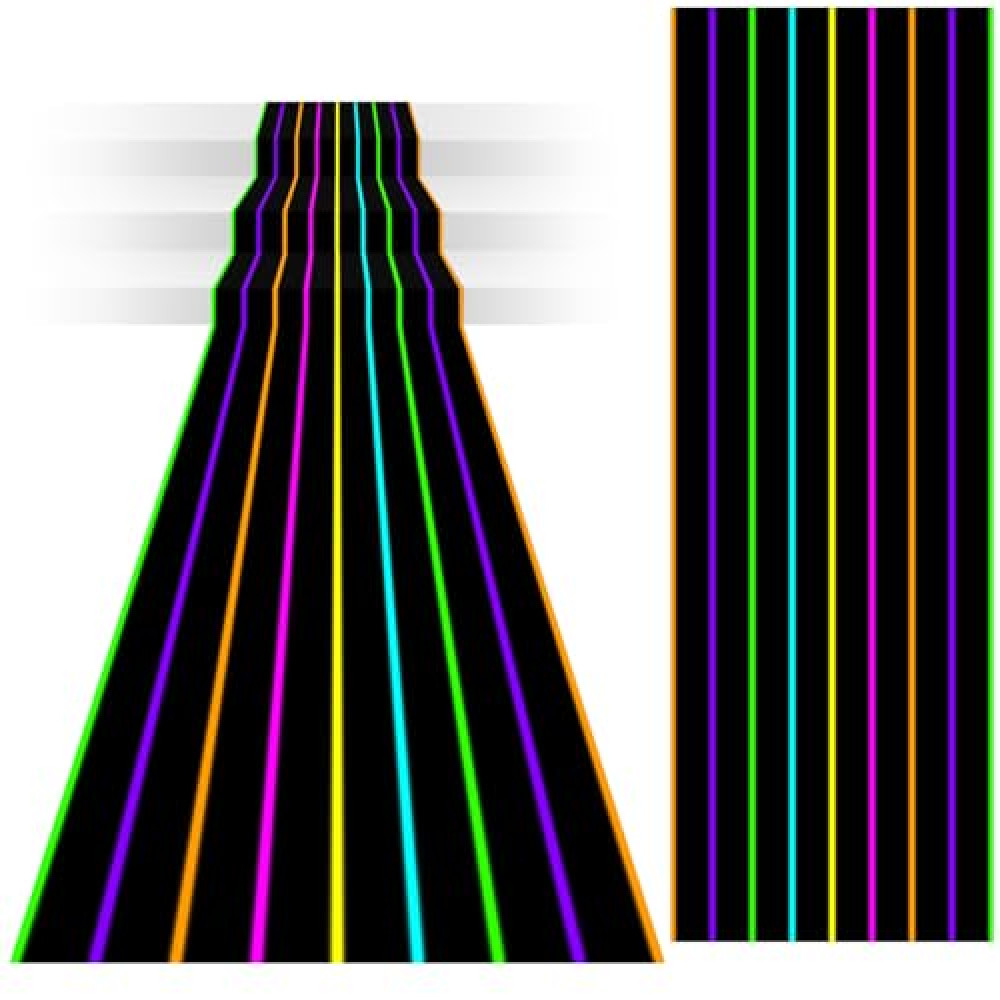 Irenare 394 x 54 Inch Neon Light up Floor Runner Glow in The Dark Aisle and Disco Backdrop UV Reactive Fluorescent Racetrack Runner for 70s 80s 90s Dance Wedding Birthday Neon Party Decoration