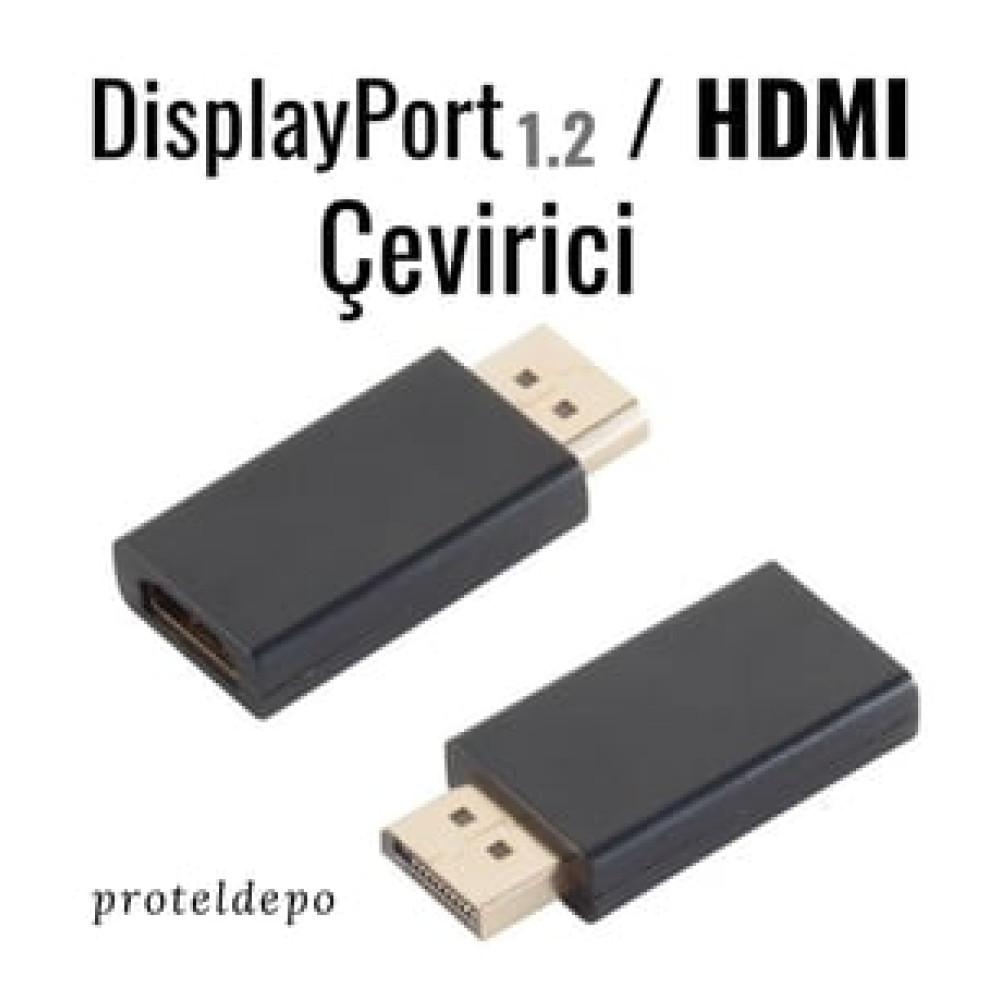 IRENIS DisplayPort / HDMI Çevirici, Dönüştürücü Kablo - 10 Gbit Görüntü Sistemleri Çevirici & Adaptörü Fiyatı