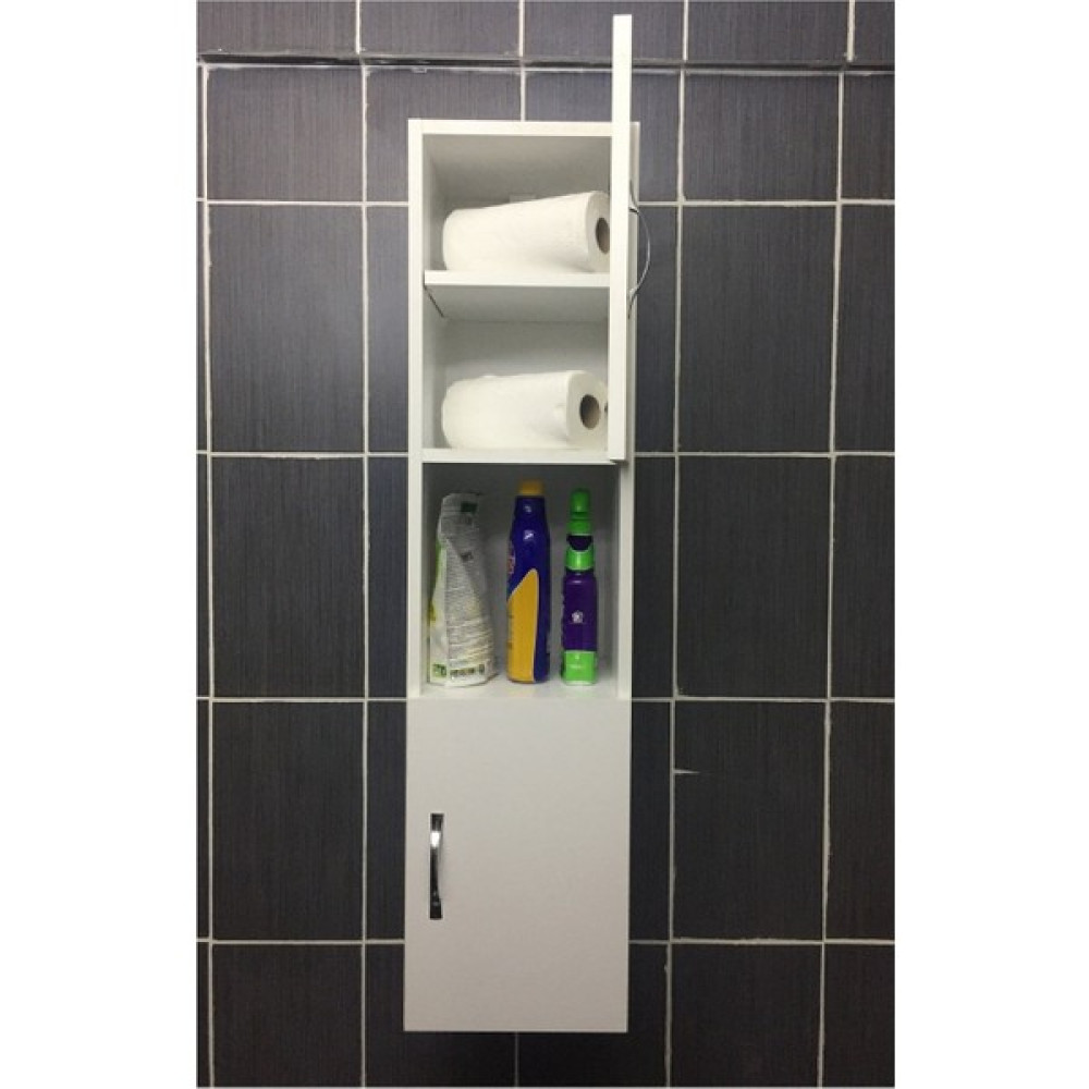 IRMAK 2 Kapaklı Bölmeli Banyo Asma Boy Dolabı Çok Amaçlı Duvara Monteli Dolap Asma Dolap Gardrop & Dolap Fiyatı