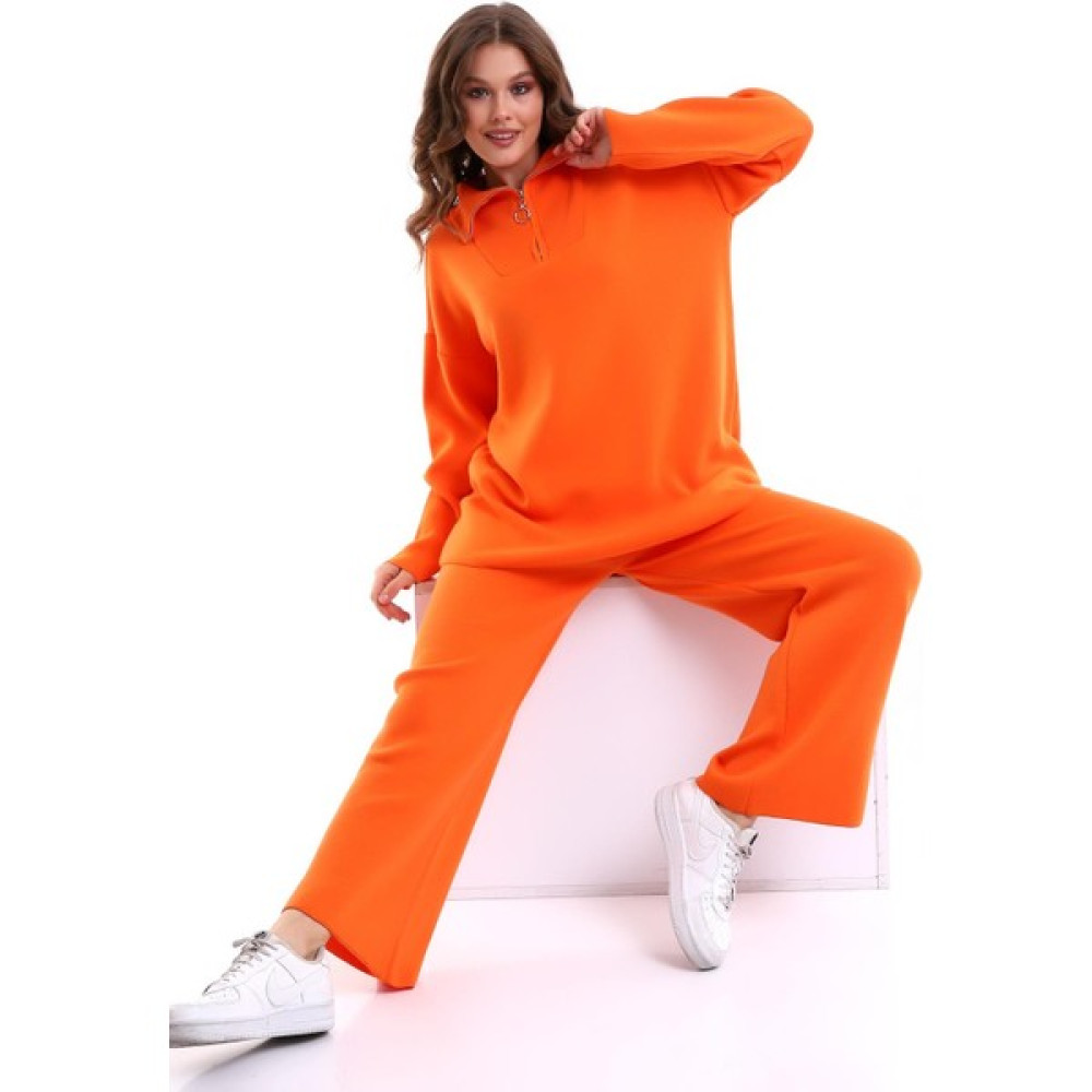 Irmak Kerekli Kadın Oversize Triko Alt Üst Eşofman Takımı, Kışlık Eşofman Takımı, Oversize Eşofman Takımı, Oranj Eşofman Takımı Kadın Eşofman Fiyatı