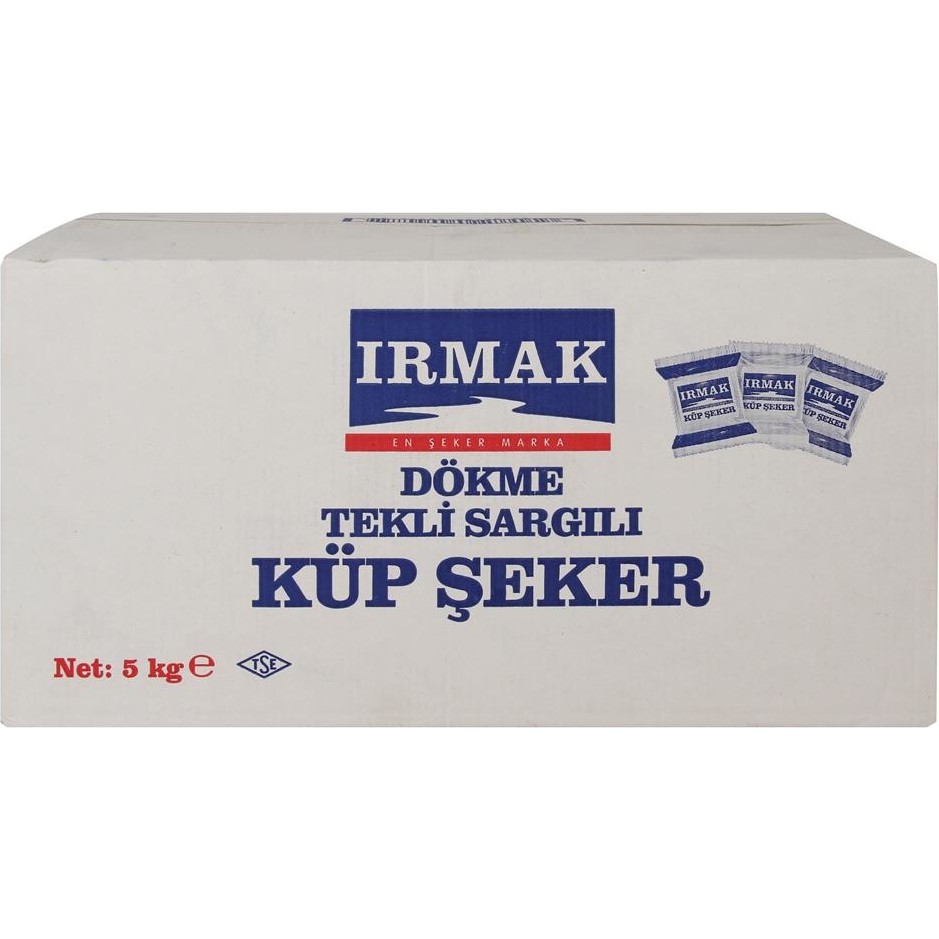 Irmak Tek Sargılı Küp Şeker 5 kg Toz ve Küp Şeker Fiyatı